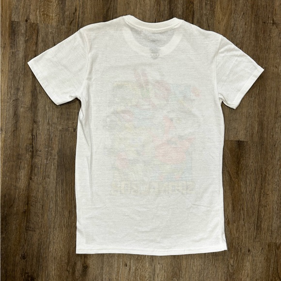 Women Nickelodeon White SpongeBob Short Sleeve Tee Size Small - Picture 3 of 6